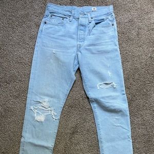 Levi 501 Selvedge Skinny Jeans